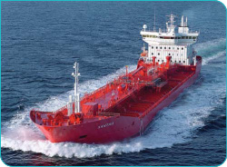 A cargo vessel, a typical application for BioMarine